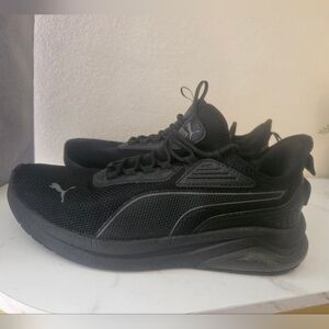 Puma Softride Enzo Evo Triple Black Running Shoes Sneakers Men’s 8.5